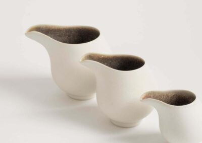 A Stoneware 'Flow Jug' by British ceramicist Kate Schuricht